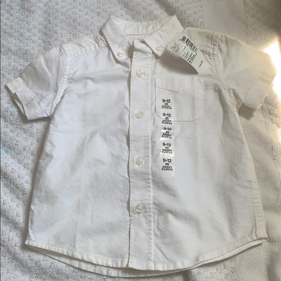 White toddlers button up shirt - Picture 1 of 2